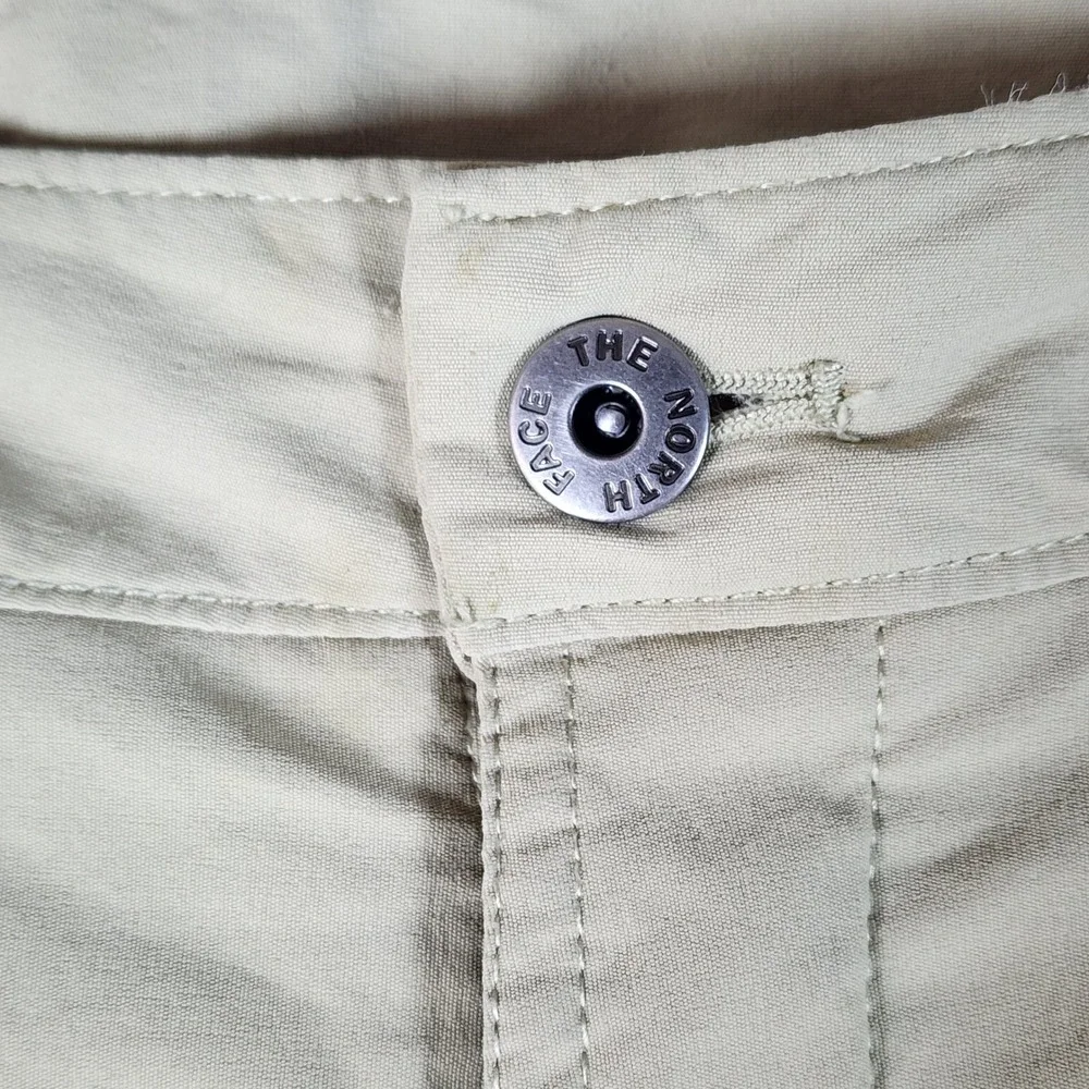 The North Face Hiking Pants Mens 36 Long Khaki Nylon Stretch Excellent